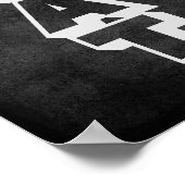 affiche de la cuisine texte en gras sur gris en dé (Coin)