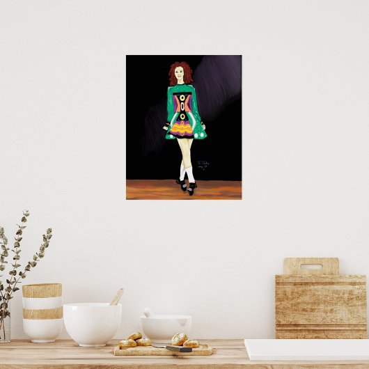 Affiche de la danseuse irlandaise (Cuisine)