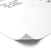 Affiche de la Déclaration d'indépendance (Coin)