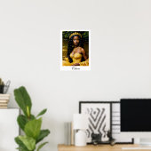 Affiche de la déesse africaine Oshun Orisha (Bureau à domicile)