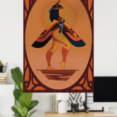 Affiche de la déesse égyptienne MAAT (Bureau à domicile)
