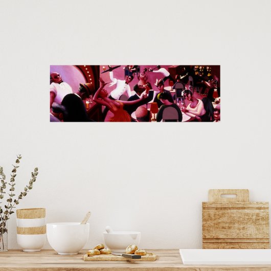 affiche de la discothèque harlem (Cuisine)