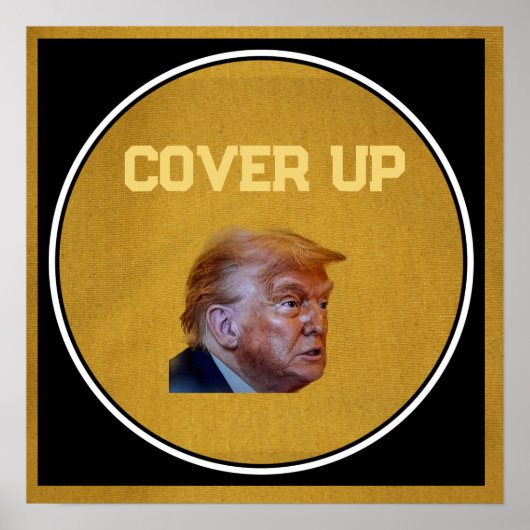 Affiche de la dissimulation de Trump (Devant)