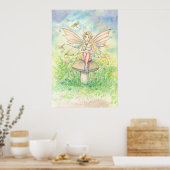 Affiche de la douce fée capricieuse rose (Cuisine)