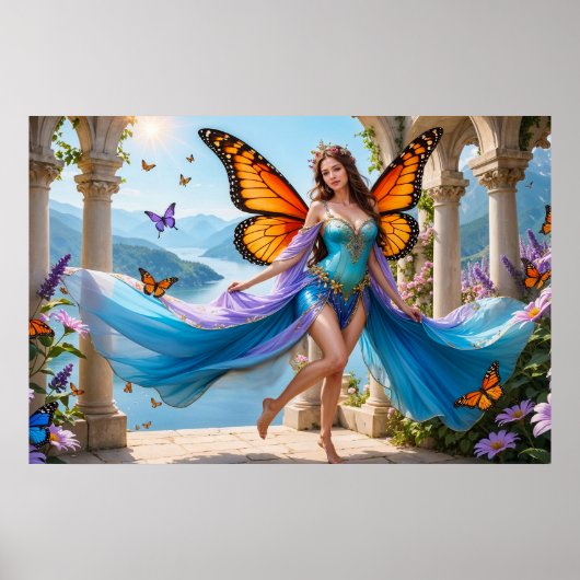 Affiche de la Fée aux Ailes de Papillon (4) (Devant)