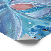 Affiche de la fée bleue gelée de Krysta par Renee  (Coin)