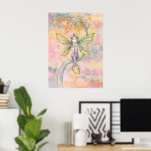 Affiche de la fée de l'automne qui appelle (Bureau à domicile)