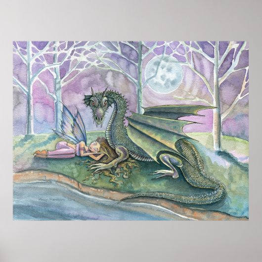 Affiche de la Fée endormie et du Dragon (Devant)