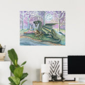 Affiche de la Fée endormie et du Dragon (Bureau à domicile)