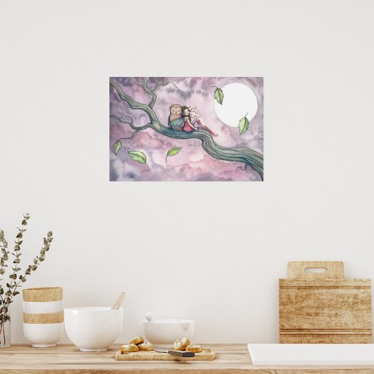 Affiche de la Fée et du Hibou berceuse sur le vent (Cuisine)