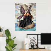 Affiche de la fée trop fatiguée pour voler (Bureau à domicile)