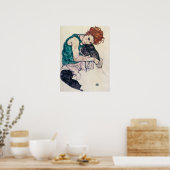 Affiche de la femme assise Egon Schiele (Cuisine)