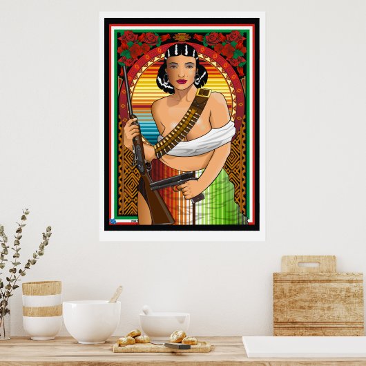 Affiche de la femme de la révolution (Cuisine)