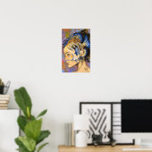 Affiche de la femme poisson (Bureau à domicile)