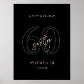 Affiche de la fête d'anniversaire des 60 ans de Bl (Devant)