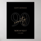 Affiche de la fête d'anniversaire des 90 ans de Mo (Devant)