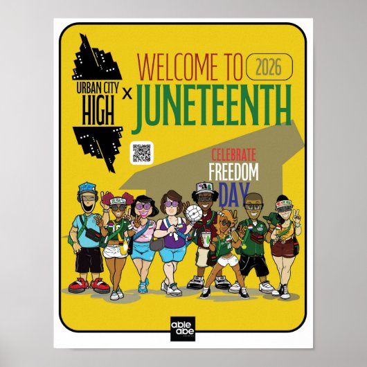 Affiche de la fête de la Juneteenth à Urban City H (Devant)