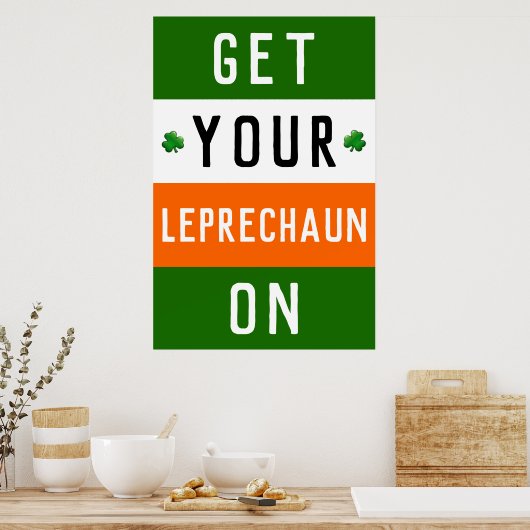 Affiche de la fête de la Saint-Patrick (Cuisine)