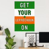 Affiche de la fête de la Saint-Patrick (Bureau à domicile)