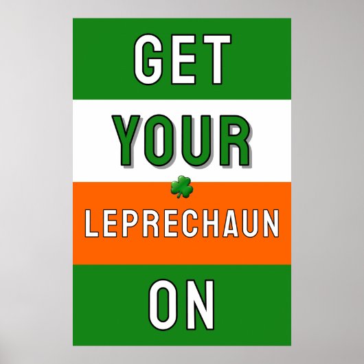 Affiche de la fête de la Saint-Patrick (Devant)