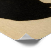 affiche de la fête des chats noirs d'Halloween vin (Coin)