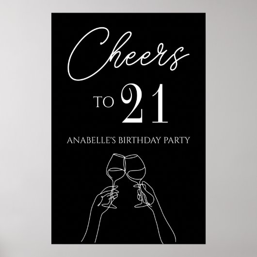 Affiche de la fête du 21e anniversaire (Devant)