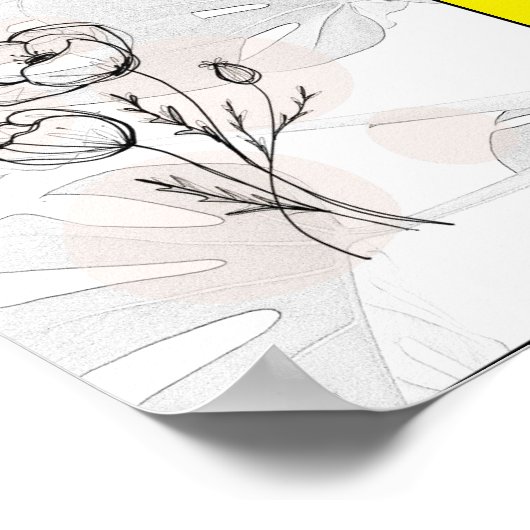 Affiche de la fête florale (Coin)