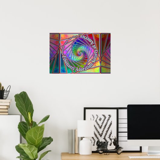 Affiche de la Fibonacci Adoration Society of Ameri (Bureau à domicile)