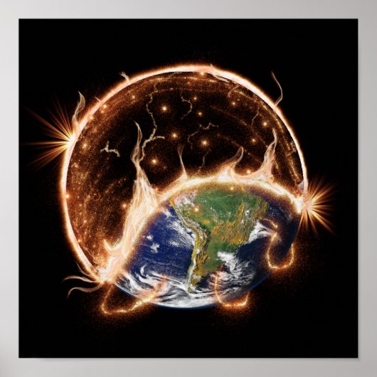 Affiche de la fin du monde. (Devant)