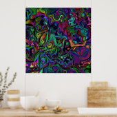 Affiche de la fonte du cerveau (Cuisine)