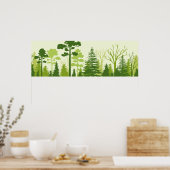 Affiche de la forêt verte (Cuisine)