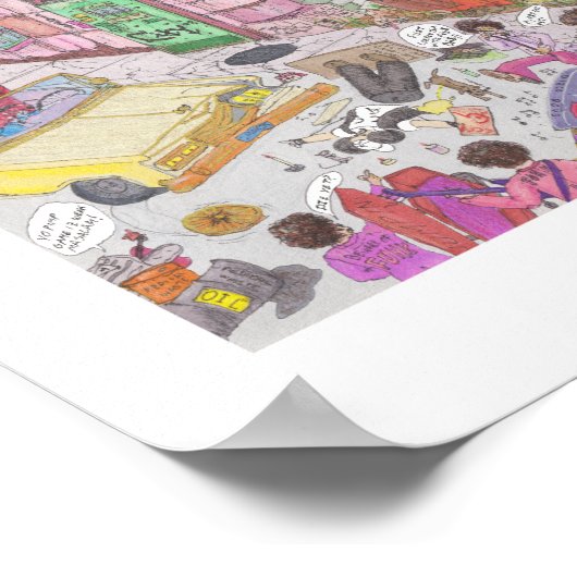 Affiche de la Funérailles Disco après un Accident (Coin)