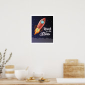 Affiche de la « Fusée pour les étoiles » (Cuisine)
