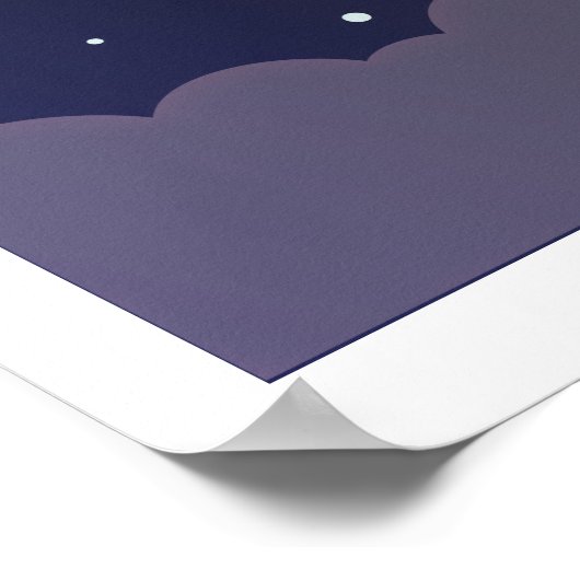 Affiche de la « Fusée pour les étoiles » (Coin)