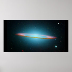 Affiche de la galaxie du Sombrero