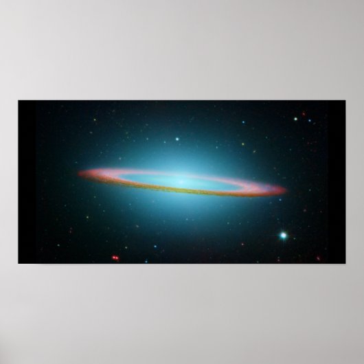 Affiche de la galaxie du Sombrero (Devant)