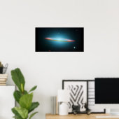 Affiche de la galaxie du Sombrero (Bureau à domicile)