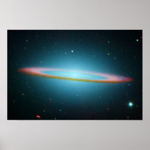 Affiche de la galaxie du Sombrero