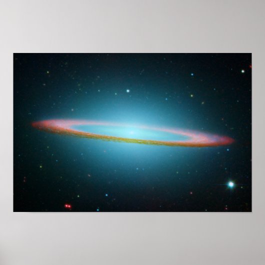 Affiche de la galaxie du Sombrero (Devant)