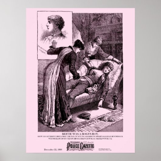 Affiche de la Gazette de police Bertie (Devant)