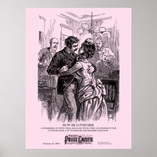 Affiche de la Gazette de police l'a aimée (Devant)