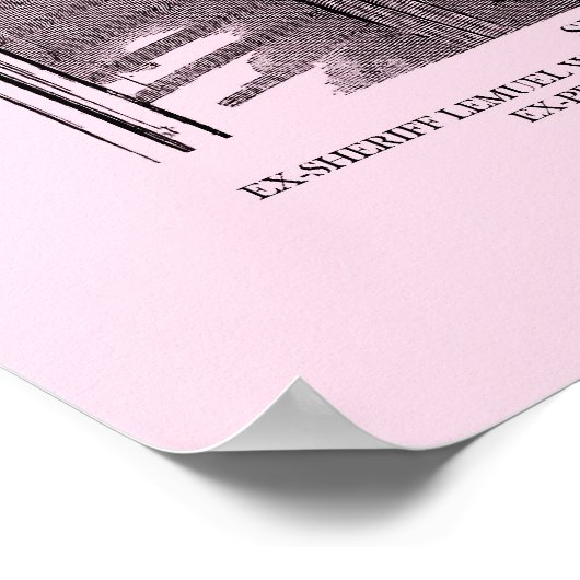 Affiche de la Gazette de police Paramour (Coin)