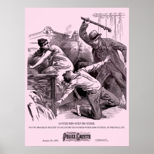 Affiche de la Gazette de police Stepmère (Devant)