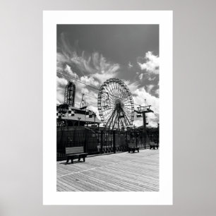 Affiche de la grande roue de la promenade de Seasi