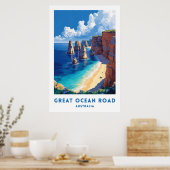 Affiche de la Grande Route Océanique d'Australie (Cuisine)