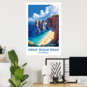 Affiche de la Grande Route Océanique d'Australie (Bureau à domicile)