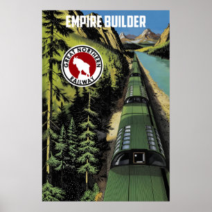affiche de la Great Northern Railway