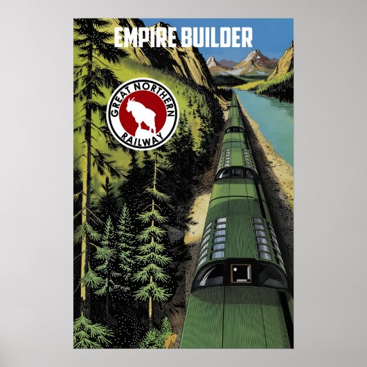 affiche de la Great Northern Railway (Devant)