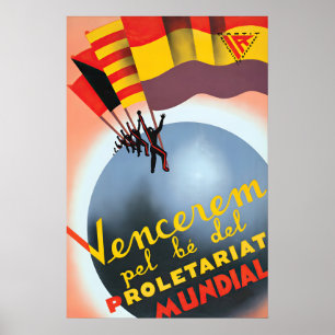 Affiche de la guerre civile espagnole Nous vaincro