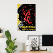 Affiche de la guerre civile espagnole Qui travaill (Bureau à domicile)